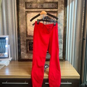 Express Red Chinos Vibrant and Stylish